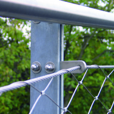 Doorvoerogen RVS balustradenetten balustradevulling x-tend Carl Stahl
