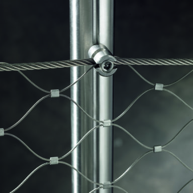 Doorvoerogen RVS balustradenetten balustradevulling x-tend Carl Stahl