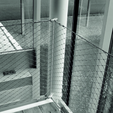 Hoekdetails balustradevullingen Carl Stahl Benelux kabelnetten details