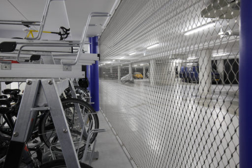 Parking garage safety mesh - Carl Stahl Parking garage safety mesh - Carl Stahl