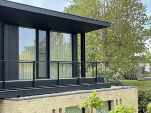 Balustrade met kabelnetten - woonhuis - België - Carl Stahl Architectuur
